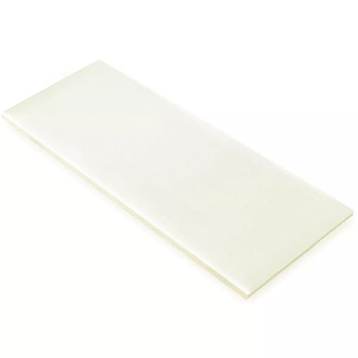 Metro Wandfliesen Creme Matt 10x30cm