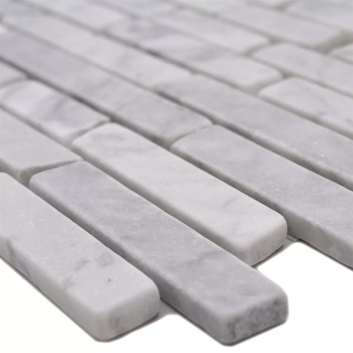 Marmor Naturstein Mosaikfliese Mali Carrara Weiß Marmor Naturstein Mosaikfliese Mali Carrara Weiß