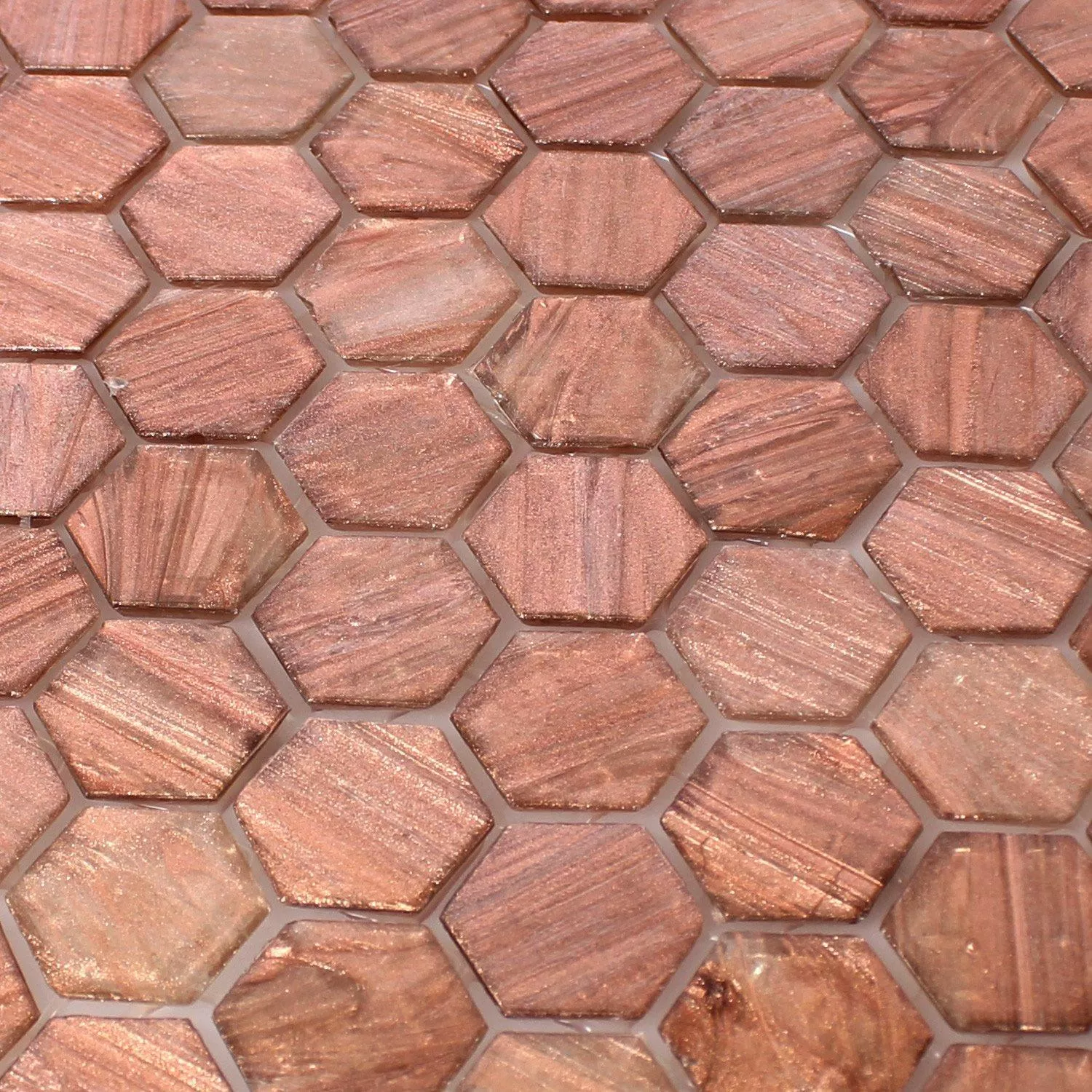 Mosaikfliesen Trend-Vi Glas Hexagonal 222