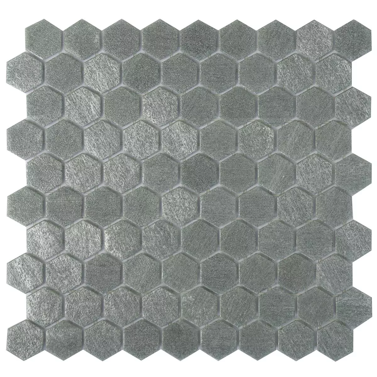Glasmosaik Plattor Trend-Vi Hexagon 2102 Ljusgrå Glasmosaik Plattor Trend-Vi Hexagon 2102 Ljusgrå