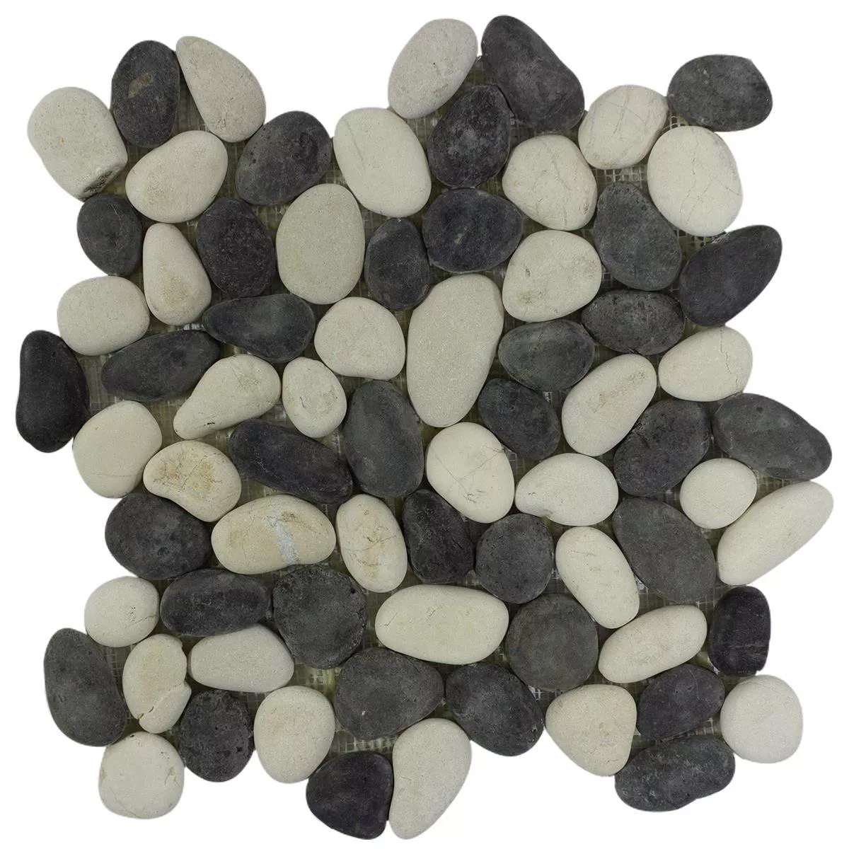 Småstenmosaik Plattor Xanthos Svart Vit Småstenmosaik Plattor Xanthos Svart Vit