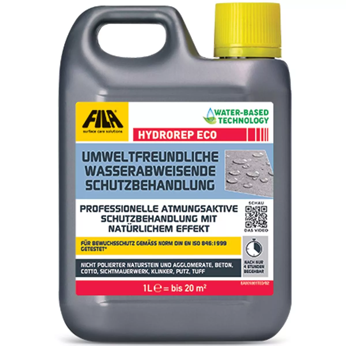 Fila HYDROREP ECO Vattenavvisande skyddsbehandling 5 liter Fila HYDROREP ECO Vattenavvisande skyddsbehandling 5 liter