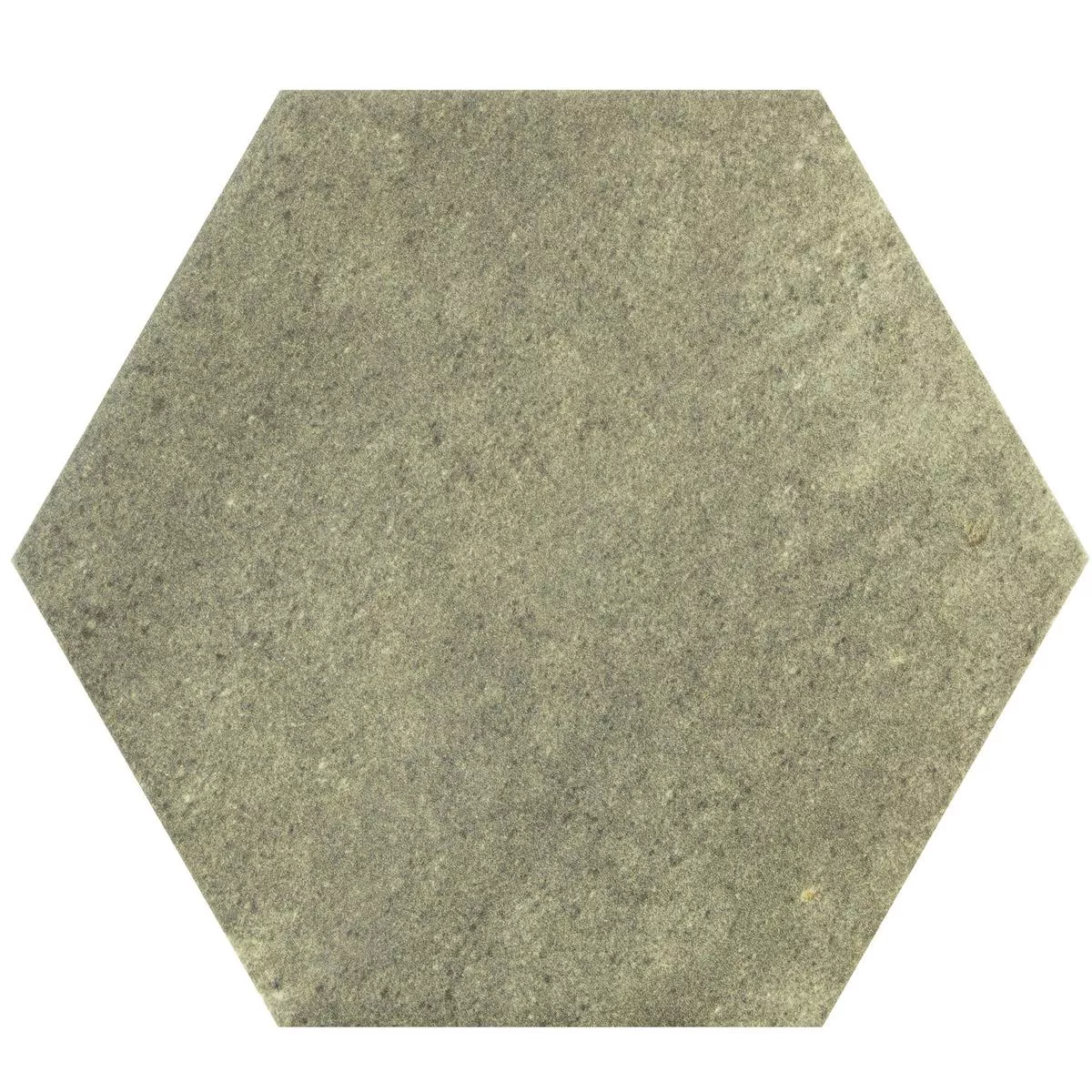 Bodenfliesen Arosa Matt Hexagon Olivegrün 17,3x15cm