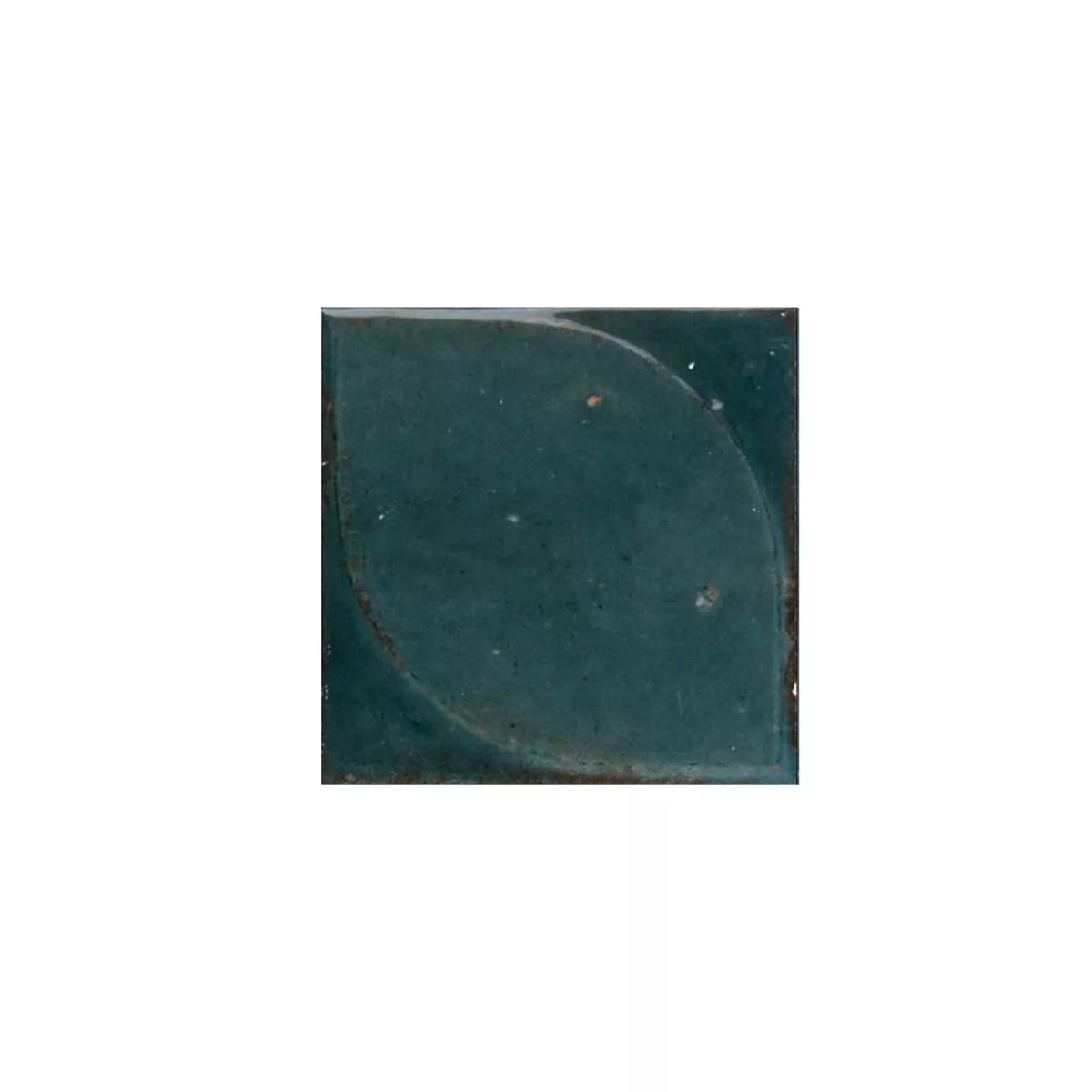 Maryland Blau Glänzend Strukturiert 3D 10x10 cm