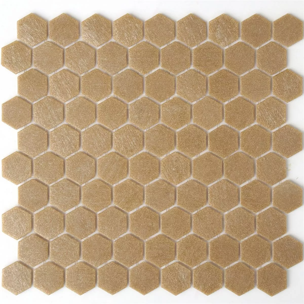 Glasmosaik Plattor Trend-Vi Hexagon 182 Ljusbrun Glasmosaik Plattor Trend-Vi Hexagon 182 Ljusbrun