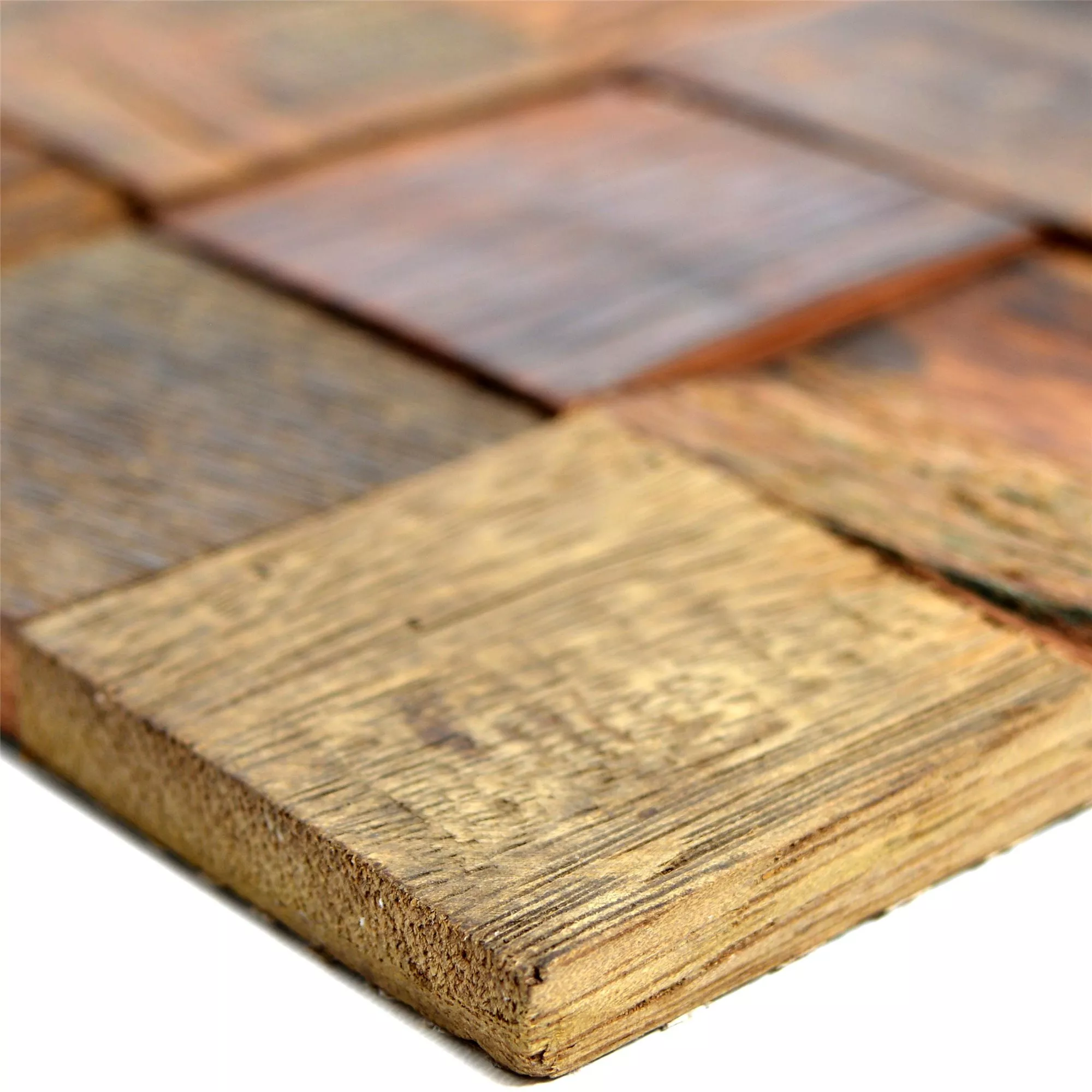 Trä Mosaik Bredon 3D Brun Fyrkant Trä Mosaik Bredon 3D Brun Fyrkant