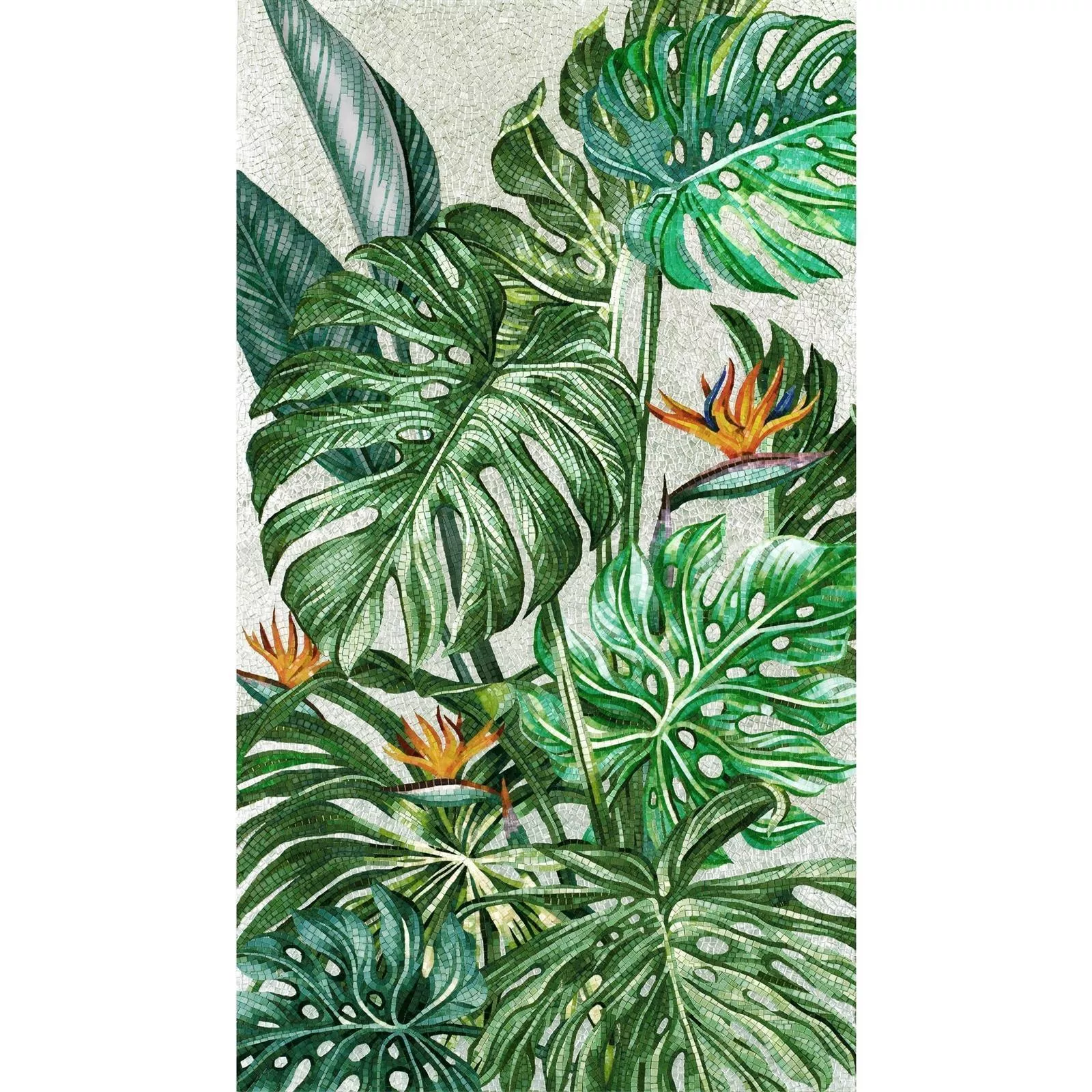 Glas Mosaik Bild Greenenergy 136x240 cm