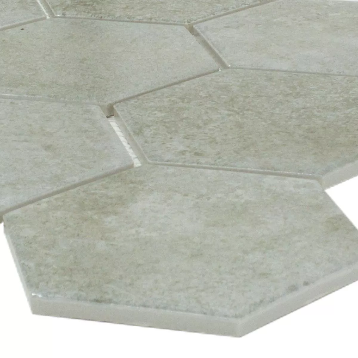 Keramik Mosaikfliesen Hanoi Hexagon Beige Keramik Mosaikfliesen Hanoi Hexagon Beige