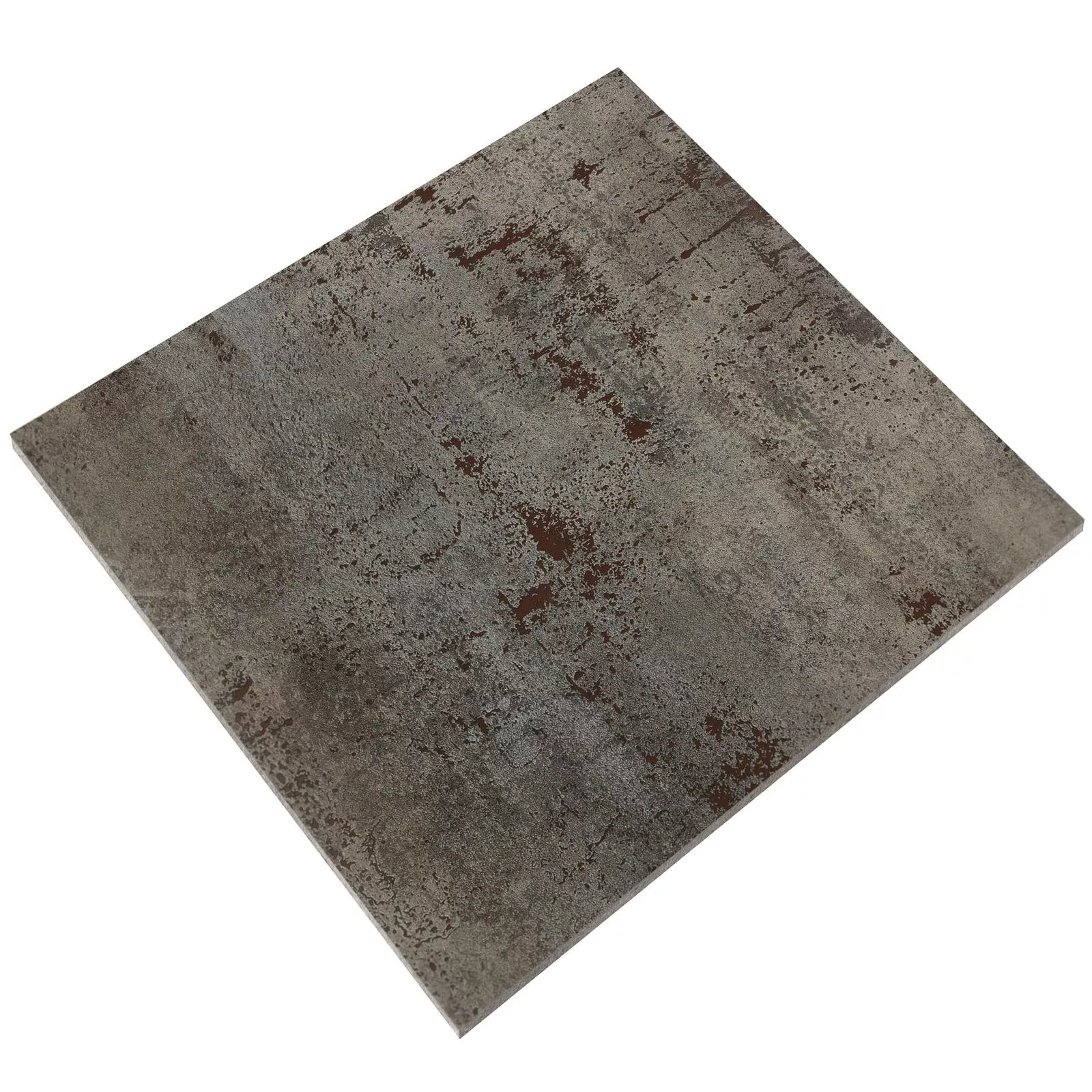 Muster Bodenfliesen Phantom Metalloptik Anpoliert Iron 60x60cm