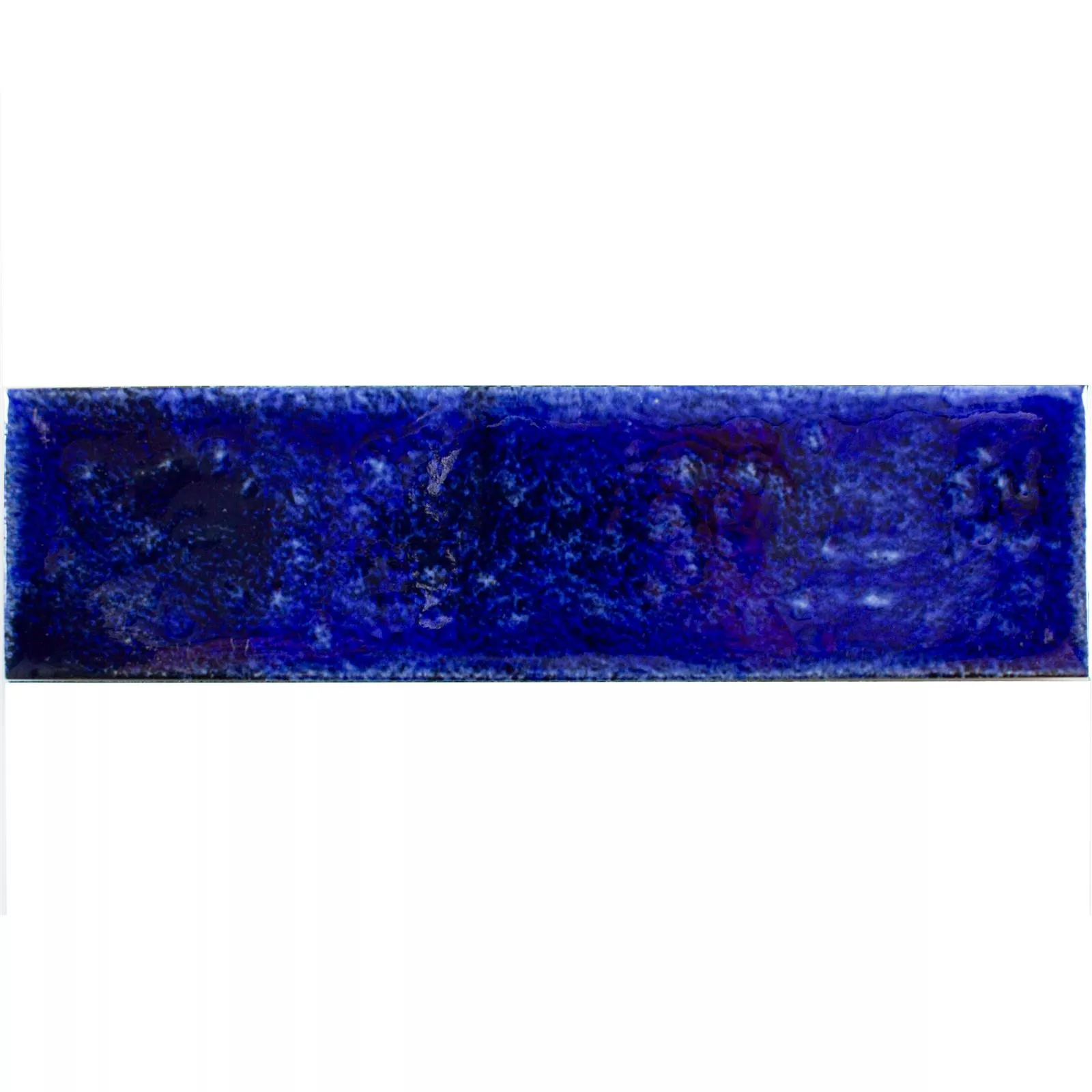 Wandfliese Vanroy Gewellt 6x24cm Dunkelblau