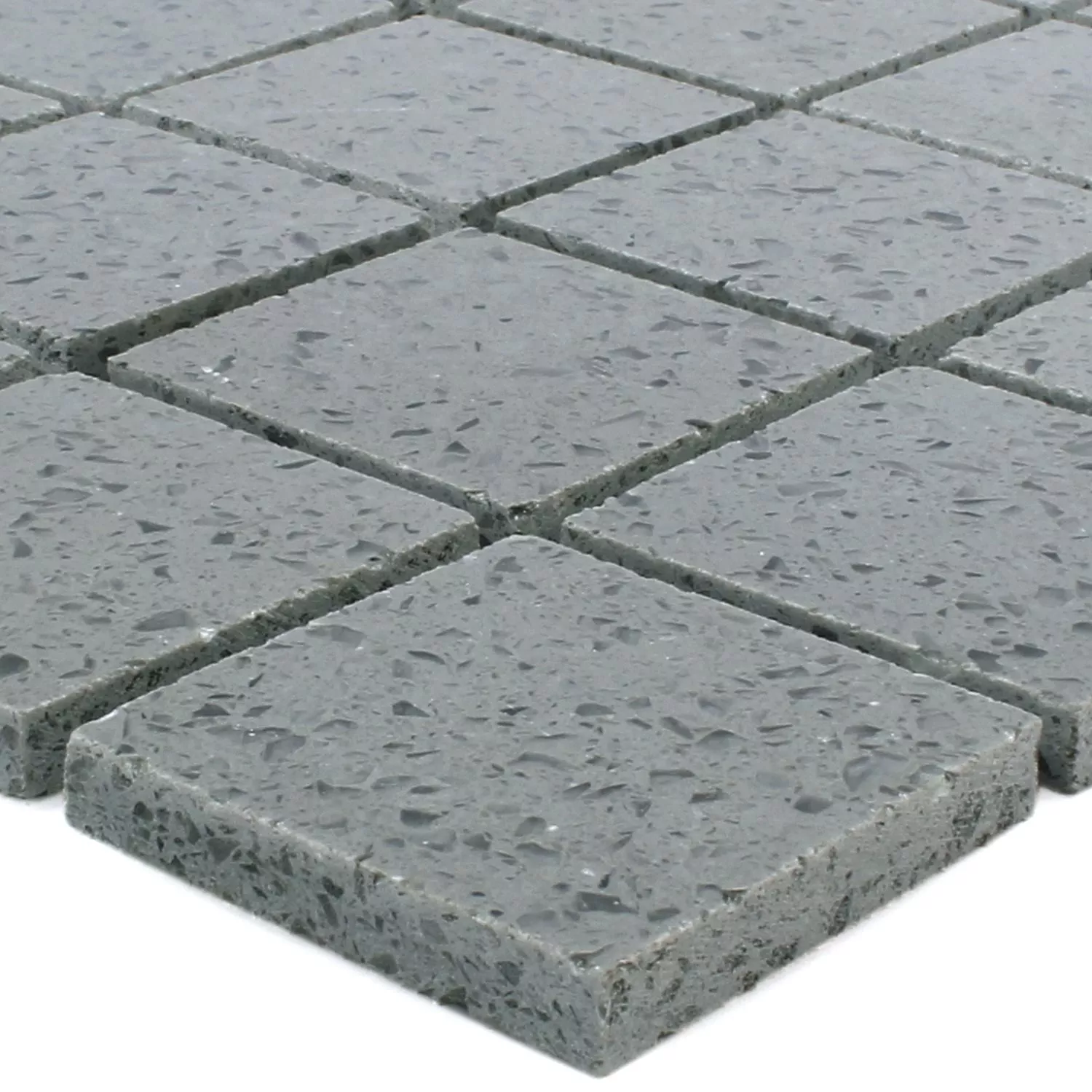 Mosaik Quarz Resin Grå 48 Mosaik Quarz Resin Grå 48
