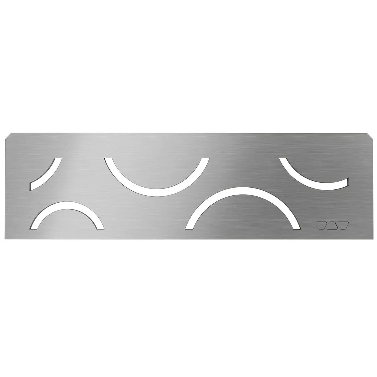 Nisch vägghylla Schlüter rektangel 30x8,7cm Curve silver Nisch vägghylla Schlüter rektangel 30x8,7cm Curve silver