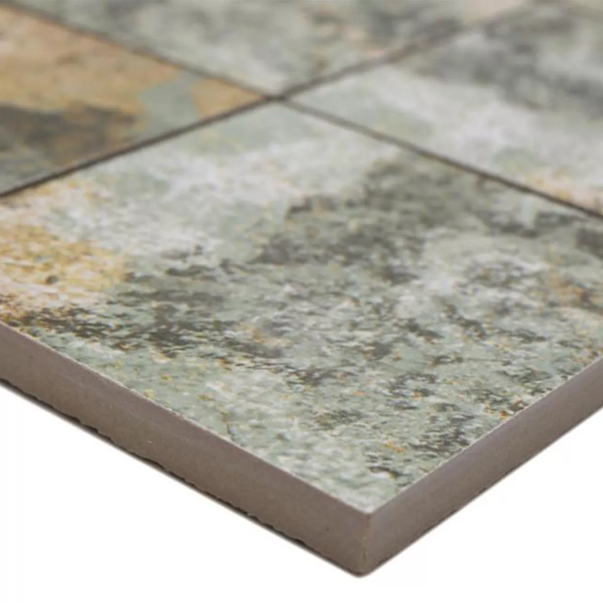 Keramikmosaik Plattor Moonlight Brun Grön 95x95mm Keramikmosaik Plattor Moonlight Brun Grön 95x95mm