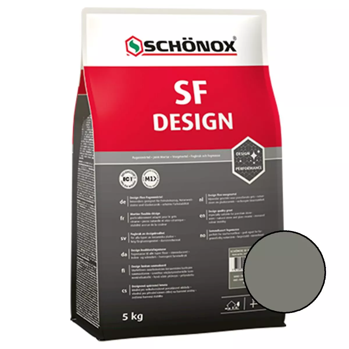 Fugenmörtel Schönox SF Design Grau 5 Kg