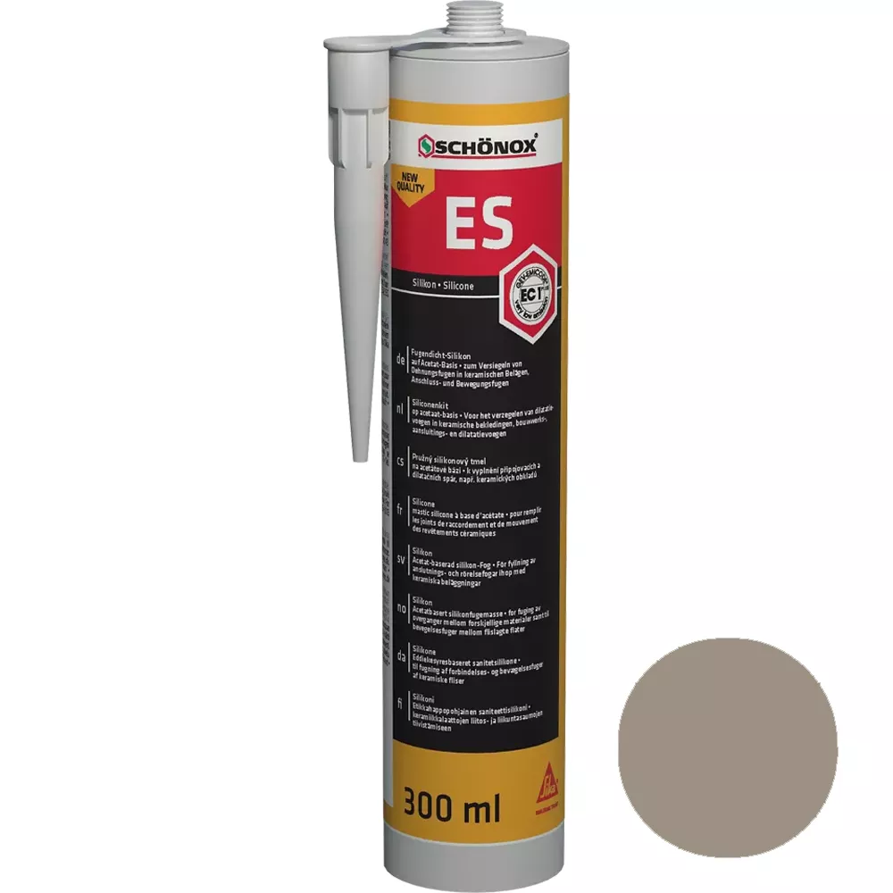 Schönox ES Sandgrå Fogförsegling Silikon (300 Ml) Schönox ES Sandgrå Fogförsegling Silikon (300 Ml)