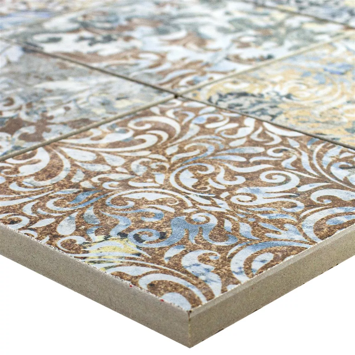 Keramikmosaik Plattor Patchwork Färgrik 95x95mm Keramikmosaik Plattor Patchwork Färgrik 95x95mm