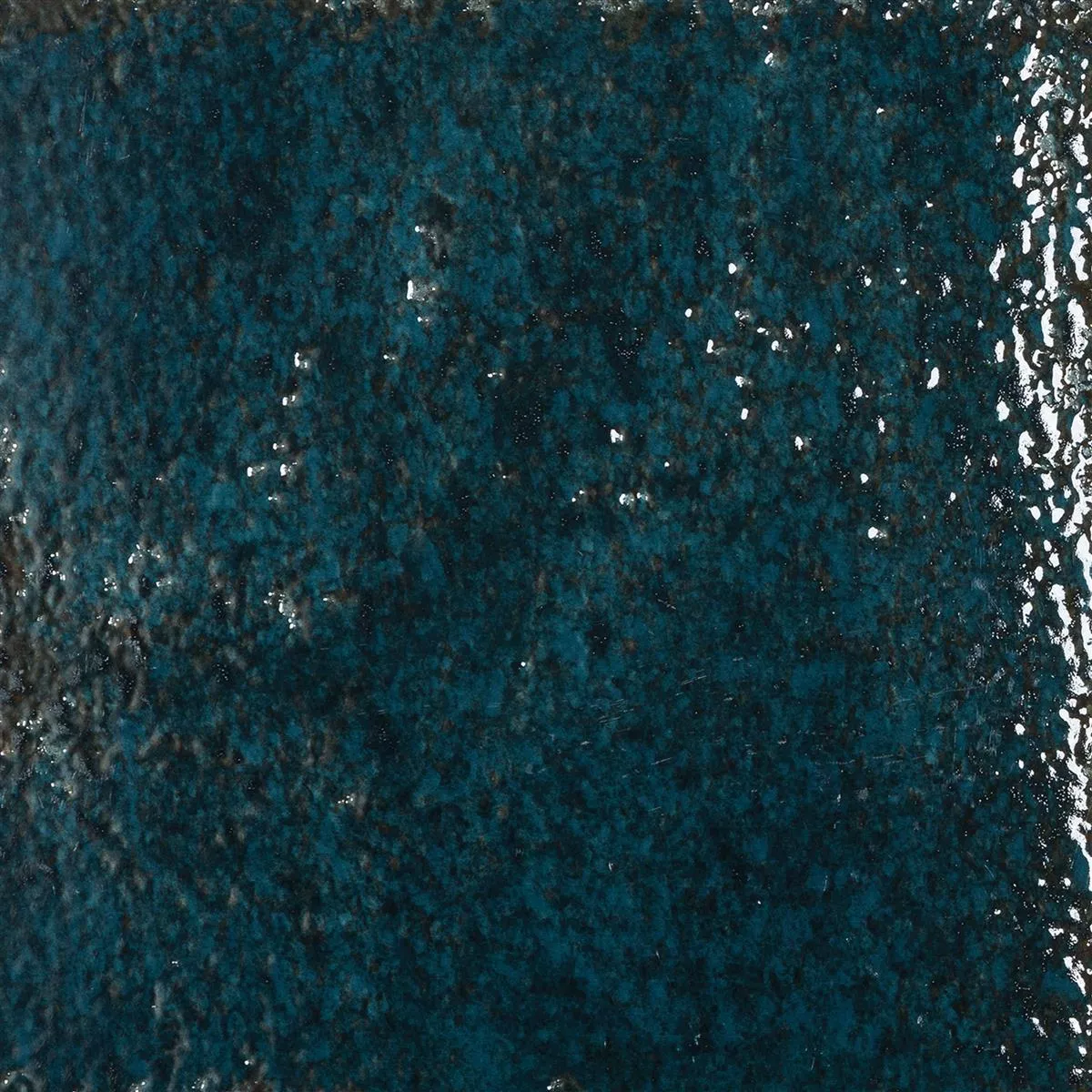 Wandfliesen Lara Glänzend Gewellt 15x15cm Blau