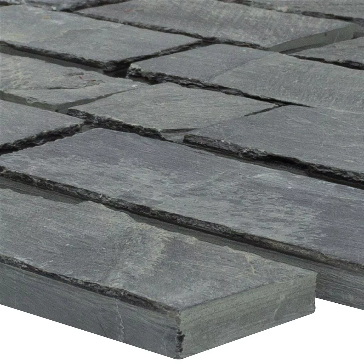 Skiffer Natursten Mosaik Plattor Timberbrook Antracit Skiffer Natursten Mosaik Plattor Timberbrook Antracit