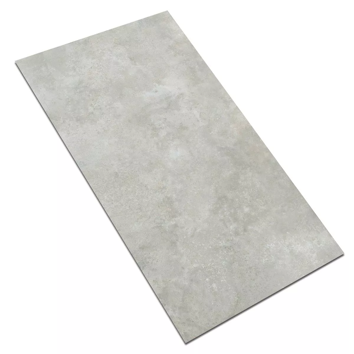 Muster Bodenfliese Illusion Metalloptik Lappato Grau 30x60cm