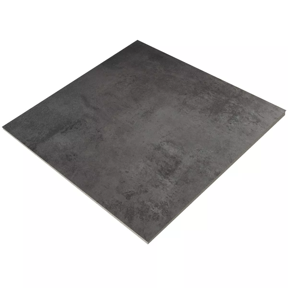 Bodenfliese Oyama Metalloptik 60x60cm Dunkelgrau