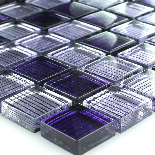 Mosaik Glas Lila Mix Mosaik Glas Lila Mix