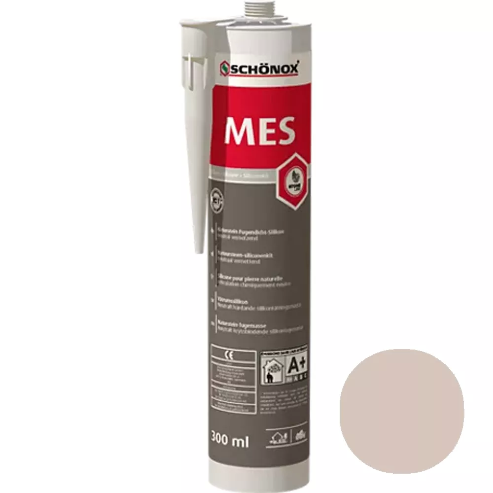 Schönox MES Marmorfogmassa Silikon Bahama Beige 300ml Schönox MES Marmorfogmassa Silikon Bahama Beige 300ml