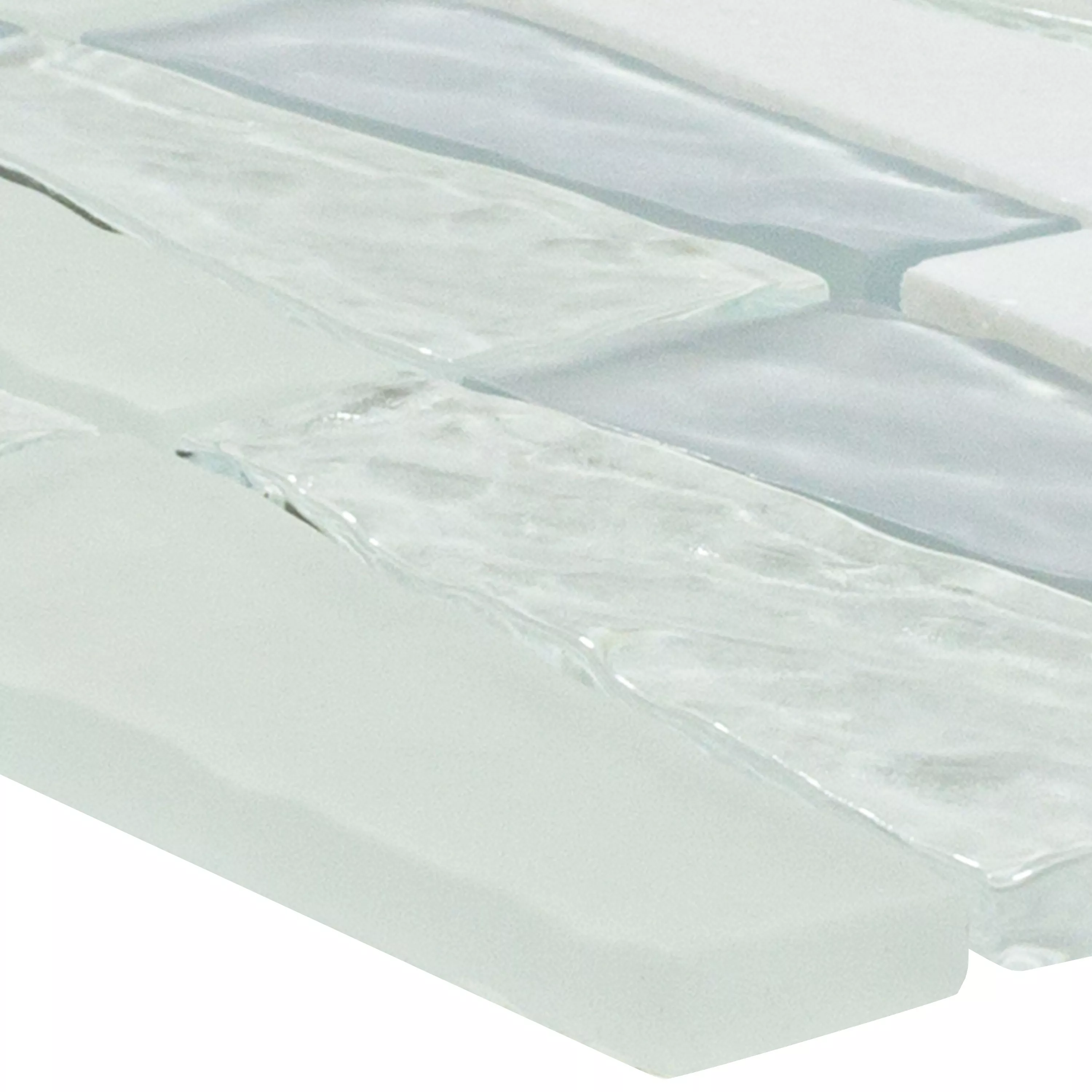 Glas Natursten Mosaik Plattor Marseille Vit Mix  Glas Natursten Mosaik Plattor Marseille Vit Mix