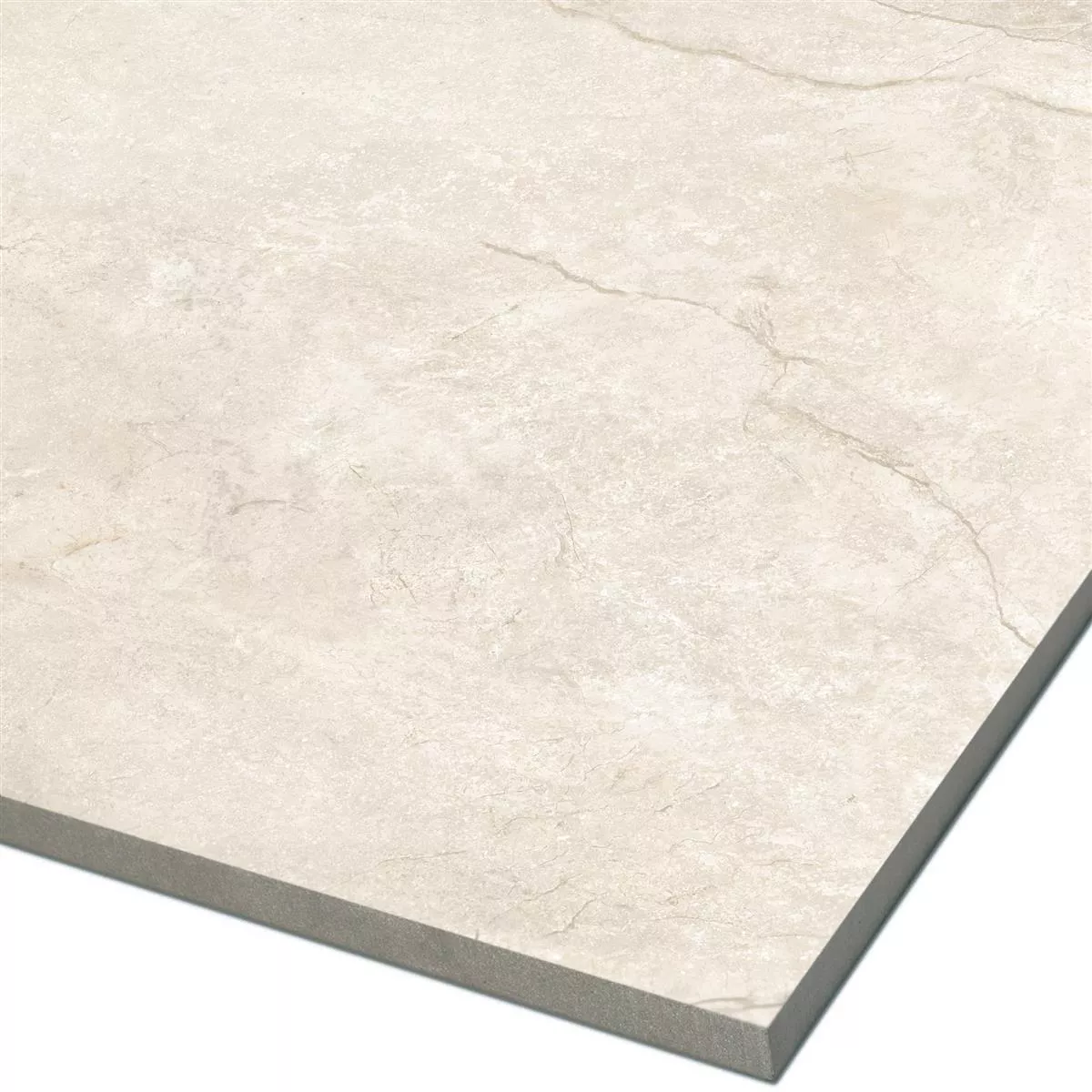 Muster von Bodenfliesen Pangea Marmoroptik Poliert Cream 60x120cm