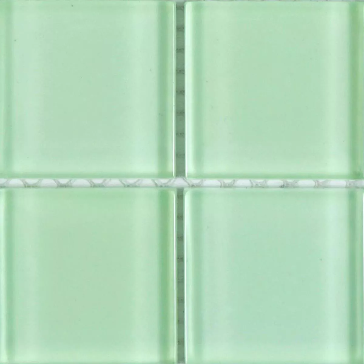 Muster von Glasmosaik Fliesen Destiny Neon Selbstleuchtend Quadrat 48