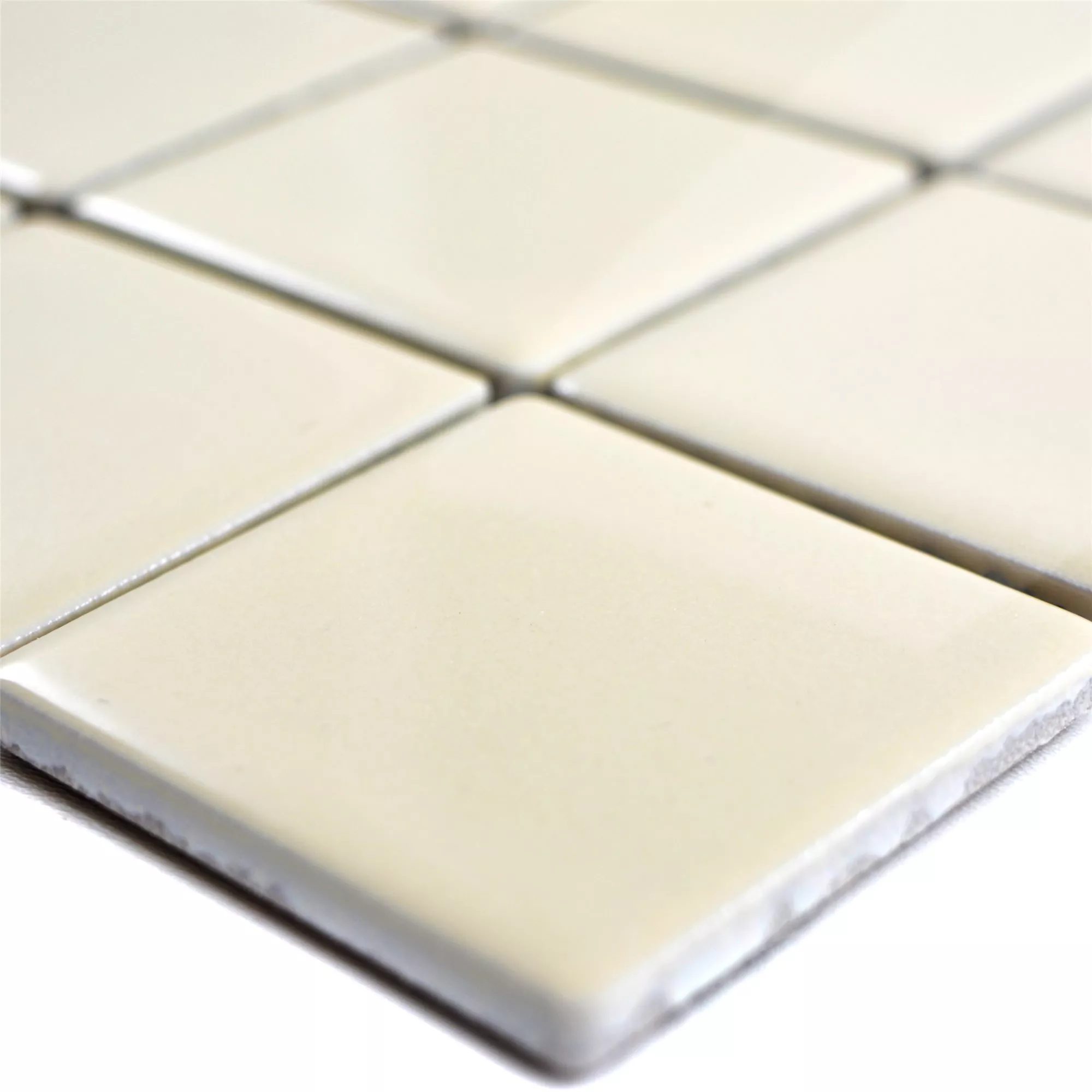 Keramik Mosaik Adrian Beige Glänsande Fyrkant 48 Keramik Mosaik Adrian Beige Glänsande Fyrkant 48